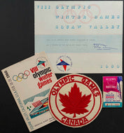 1960 Olympic Winter Games George Samolenko Collection - Crest Tickets Program ++