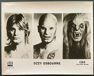 1983 Ozzy Osbourne Type 1 Photo Composite Bark At The Moon Transformation