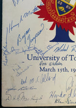 Load image into Gallery viewer, 1966 University Of Toronto Canada Hockey Banquet Program Varsity Blues

