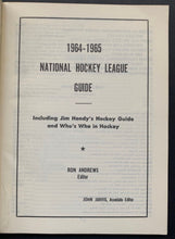 Load image into Gallery viewer, 1964-1965 National Hockey League Guide Book NHL Vintage

