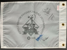Load image into Gallery viewer, 2005 PGA Tour Pin Flag Golf Autographed By Paula Creamer Natalie Gulbis JSA COA
