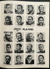 Load image into Gallery viewer, 1968 AFL Championship Game Program New York Jets Oakland Raiders NFL Football
