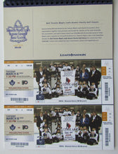 Load image into Gallery viewer, 2004-2005 Toronto Maple Leafs Full Season Ticket Book 2 Seats 45 NHL Home Games
