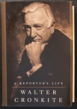 Load image into Gallery viewer, 1997 Walter Cronkite Signed HC Copy A Reporter&#39;s Life Autographed Ninth Printing
