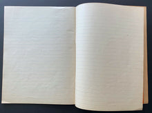 Load image into Gallery viewer, Vintage 1924 CCM Exercise Book Scribbler Notebook Bicycles Racing Sports Old
