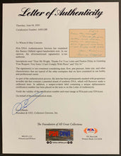 Load image into Gallery viewer, Barney Oldfield Auto Racer Hand Written Autographed Letter PSA Authenticated
