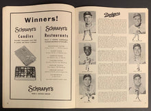 Load image into Gallery viewer, 1956 World Series Program Yankee Stadium Dodgers vs Yankees Vintage Baseball
