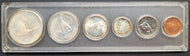 1967 Canada Centennial Uncirculated Coin Set Silver Coins Royal Canadian Mint