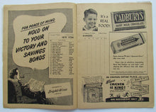 Load image into Gallery viewer, 1947 Montreal Forum NHL Hockey Program Montreal Canadiens vs New York Rangers
