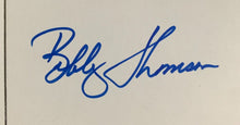 Load image into Gallery viewer, 1951 Ralph Branca Bobby Thomson Signed Shot Heard Around The World JSA Post Card
