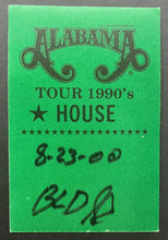 Load image into Gallery viewer, 2000 Alabama Band Signed Photo + Guitar Pick + Backstage Pass Copps Coliseum

