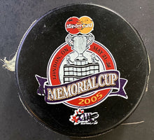 Load image into Gallery viewer, 2005 Game Used CHL Memorial Cup Hockey Puck London Knights Rimouski Oceanic
