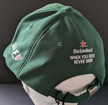 Load image into Gallery viewer, Heineken Racing Hat F1 Licensed Product Baseball Cap Beer Formula 1

