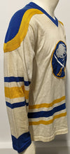 Load image into Gallery viewer, 1970s Era Buffalo Sabers Home Hockey Sweater Jersey Durene Large NHL Vintage
