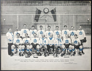 1931/32 Toronto Maple Leafs Alexandra Studio Team Photo Print Blue Tint NHL