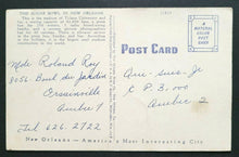 Load image into Gallery viewer, 1930s The Sugar Bowl Tulane University New Orleans Football  Postcard  Vintage
