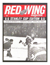 Load image into Gallery viewer, 1964 NHL Hockey Program Detroit Red Wings Toronto Maple Leafs Stanley Cup Finals
