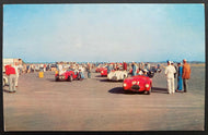 1950s Vintage First Run 12 Hours Sebring Postcard Sports Car Endurance Race