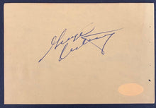 Load image into Gallery viewer, George Armstrong Authentic Signed Autograph Page JSA Toronto Maple Leafs NHL
