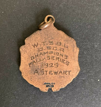 Load image into Gallery viewer, 1925 Vintage Bailey Baseball Champions Medal Vtg
