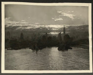 1936 Manhattan New York Type 1 Skyline Photo Vintage Associated Press LOA