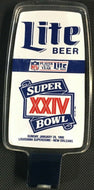 1990 Super Bowl XXIV Beer Tap Handle NFL Louisiana Superdome Football 49ers