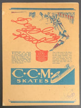 Load image into Gallery viewer, 1927 CCM Skates Scribbler Vintage Rare World Champion Ottawa Senators Cover
