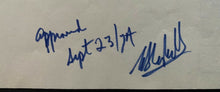 Load image into Gallery viewer, 1974 Ed Johnston Toronto Maple Leafs Contract Signed Autographed Vtg NHL Hockey
