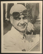 1922 Peter De Paulo Photo Behind The Wheel Indianapolis Speedway Vintage Type 1
