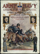 1926 Soldier Field Chicago Football Dedication Game Program Army Vs Navy Vintage