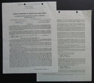 1969 1 Year Contract Between Comedic Actor, Louis Nye & Actors Union AFTRA