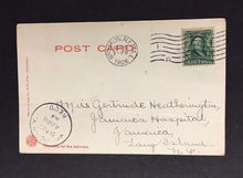 Load image into Gallery viewer, 1906 Madison Square Gardens Postcard Brooklyn New York rare Image Rangers Home
