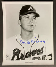 Load image into Gallery viewer, Phil Niekro Autographed Signed Baseball Photo Atlanta Braves Vintage Auto JSA
