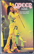 Load image into Gallery viewer, 1976 Queen Official Biography Paperback Book U.S. Royal Tour Rock &amp; Roll Vintage
