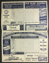 Load image into Gallery viewer, 1946 MLB Baseball Comiskey Park Program Chicago White Sox v Detroit Tigers
