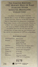 Load image into Gallery viewer, 1997 NHL Hockey Hall of Fame Induction Sterling Silver Coin Box Set (3) Lemieux
