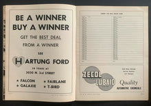 Load image into Gallery viewer, 1962 150 Mile Late Model Stock Car Race Program Wisconsin State Fair Speedway
