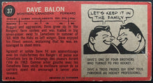 Load image into Gallery viewer, 1964-65 Vintage Montreal Canadiens Dave Balon Topps Tallboy NHL Hockey Card
