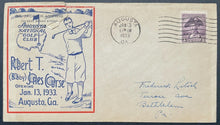 Load image into Gallery viewer, 1933 Augusta National Golf Club Official Opening Postmarked First Day Cover Golf
