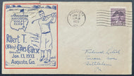 1933 Augusta National Golf Club Official Opening Postmarked First Day Cover Golf