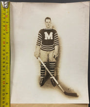 Load image into Gallery viewer, 1930 Vintage Rice Type 1 Photo NHL Montreal Maroons Hockey Dave Trottier
