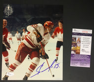1972 Alexander Yakushev Autographed Signed Summit Series Photo Team Canada JSA