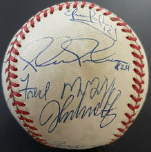 Load image into Gallery viewer, 1997 Atlanta Braves Team Signed Rawlings Baseball 23 Autos Maddux Smoltz JSA LOA
