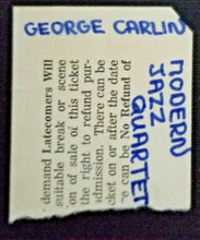 Load image into Gallery viewer, 1973 George Carlin Modern Jazz Quartet Concert O&#39;Keefe Centre Ticket Stub Vtg
