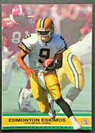 1994 CFL Football Edmonton Eskimos Media Guide Photo Yearbook Damon Allen Cover