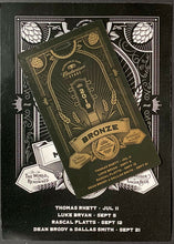 Load image into Gallery viewer, 2016 Country Music Concert Budweiser Stage Toronto Handbill + VIP Ticket Bryan +
