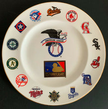 Load image into Gallery viewer, Royal Doulton 125th Anniversary Baseball Plate American League New Old Stock MLB
