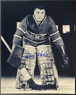 Gerry McNeil Autographed NHL Hockey Photo Signed Montreal Canadiens Vintage