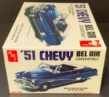 Load image into Gallery viewer, AMT 1951 Chevy Bel Air Convertible Scale 1:25 Model Car Kit Factory Sealed

