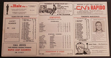 Load image into Gallery viewer, 1965 Maple Leaf Gardens Jr A Program Hamilton Red Wings vs Toronto Marlboros
